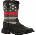 Rocky | Red Line Big Kid Western Boot - Black