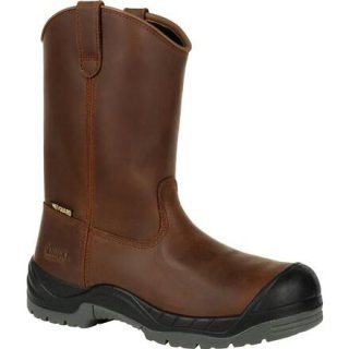 Rocky | Worksmart Composite Toe Internal Met Guard Waterproof Work Boot - Brown