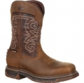 Rocky | Iron Skull Composite Toe Waterproof Western Boot - Medium Brown Chocolate