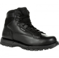 Rocky | Women's Portland 6" Black Side Zip Waterproof Public Service Boot - Black