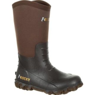 Rocky | Big Kids' Core Rubber Outdoor Boot - Dark Brown