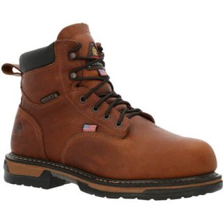 Rocky | IronClad Steel Toe Met Guard Waterproof Work Boots - Brown