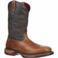 Rocky | Long Range Waterproof Western Boot - Saddle Brown And Navy