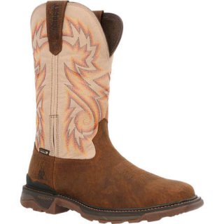 Rocky | Carbon 6 Waterproof Western Boot - Brown