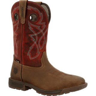 Rocky | Legacy 32 Steel Toe Waterproof Western Boot - Tan Red