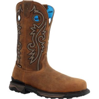 Rocky | Carbon 6 Carbon Toe Waterproof Western Boot - Brown And Tan