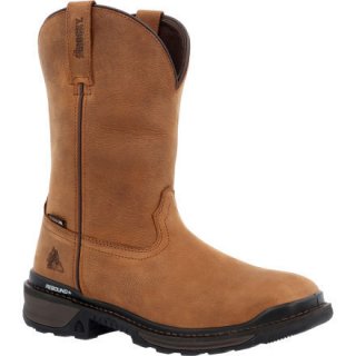 Rocky | Rams Horn Waterproof Composite Toe Pull-On Work Boot - Brown