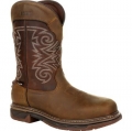 Rocky | Iron Skull 600G Insulated Composite Toe Waterproof Western Boot - Medium Brown Chocolate