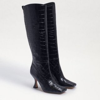 Sam Edelman | Promotion Men's Adi Knee High Tall Boot-Black Croc