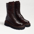 Sam Edelman | Promotion Men's Wyatt Combat Lug Platform Boot-Cayenne Brown Washed Leather