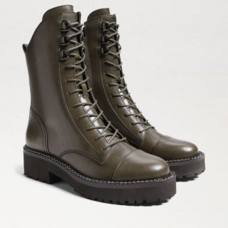 Sam Edelman | Promotion Men's Lenley Combat Boot-Alpine Green Leather