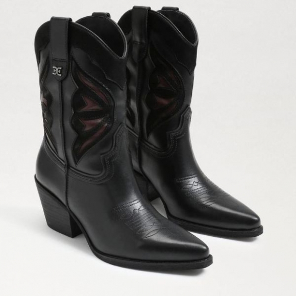 Sam Edelman | Promotion Men's Wynne Western Boot-Black Leather