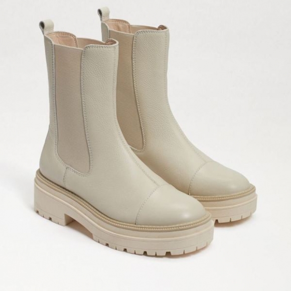 Sam Edelman | Promotion Men's Wellington Lug Sole Chelsea Boot-Modern Ivory Leather