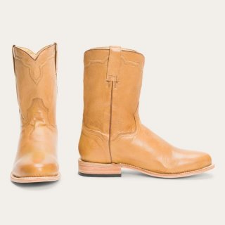 STETSON WOMEN'S PUNCHER BOOTS-Tan | ONLINE OUTLET