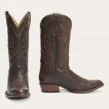 STETSON MEN'S CARLISLE CORDED & BRUSHED LEATHER BOOT-Brown | ONLINE OUTLET