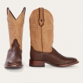 STETSON MEN'S BEAUMONT BROWN SHARK COWBOY BOOT-Brown | ONLINE OUTLET