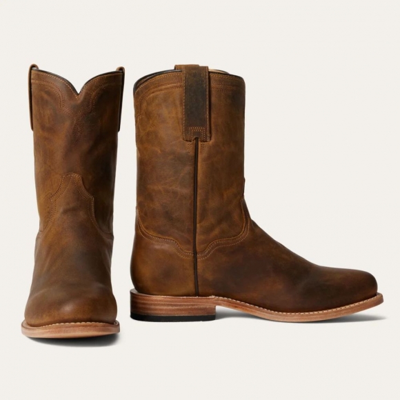 STETSON MEN'S PUNCHER BOOTS-Brown | ONLINE OUTLET