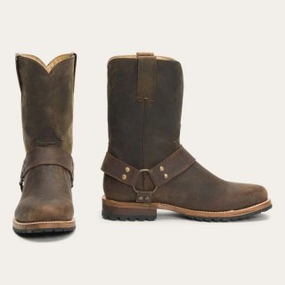 STETSON WOMEN'S PUNCHER HARNESS BOOT-Brown | ONLINE OUTLET