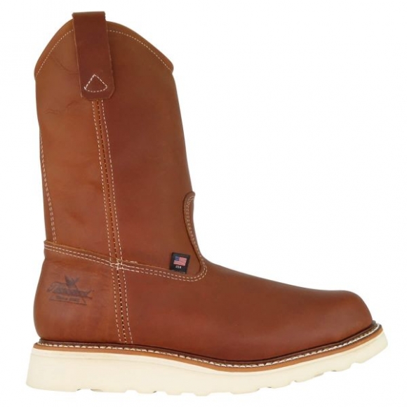 Thorogood | American Heritage - 11" Tobacco Safety Toe - Pull-on Wellington