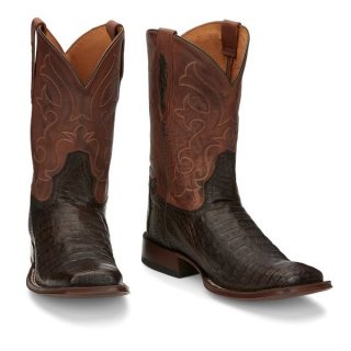 Tony Lama | Best Selling Men's CANYON CAIMAN BELLY TAIL-Brown