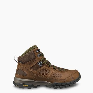 VASQUE MEN'S TALUS AT ULTRADRY WATERPROOF HIKING BOOT IN BROWN/GREEN