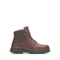 WOLVERINE | LATEST MEN'S MARQUETTE STEEL-TOE 6" WORK BOOT-Walnut