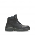 WOLVERINE | LATEST MEN'S MARQUETTE STEEL-TOE 6" WORK BOOT-Black