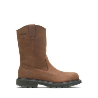 WOLVERINE | LATEST MEN'S DD WORK WELLINGTON-Brown