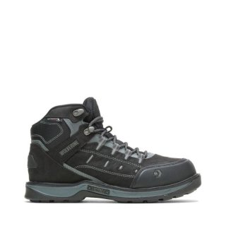 WOLVERINE | LATEST MEN'S EDGE LX EPX WATERPROOF CARBONMAX WORK BOOT-Black/Grey