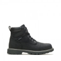 WOLVERINE | LATEST MEN'S FLOORHAND WATERPROOF 6" WORK BOOT-Black