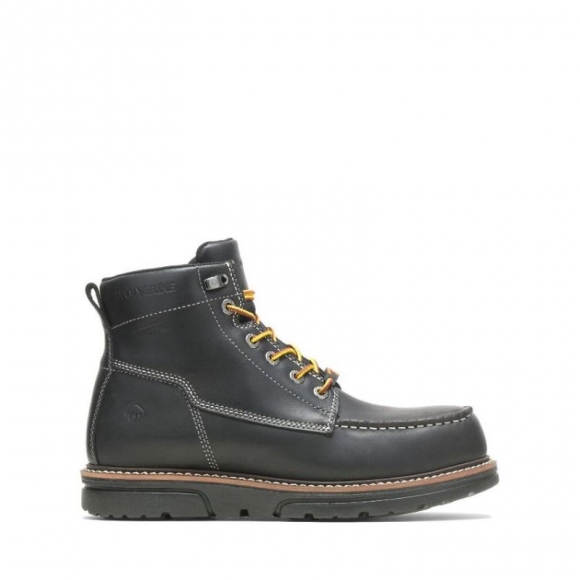 WOLVERINE | LATEST MEN'S I-90 DURASHOCKS MOC-TOE CARBONMAX 6" WORK BOOT-Black