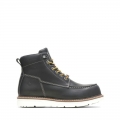 WOLVERINE | LATEST MEN'S I-90 DURASHOCKS MOC-TOE 6" WORK BOOT-Black/White