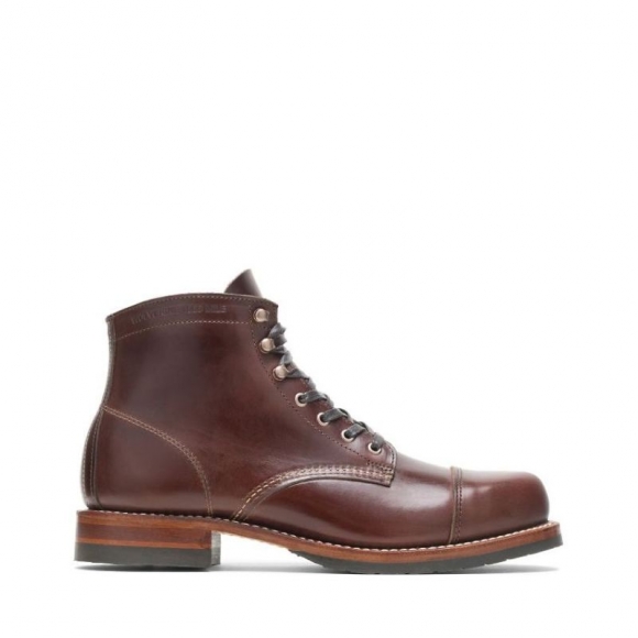 WOLVERINE | LATEST MEN'S 1000 MILE CAP-TOE CLASSIC BOOT-Havana Brown