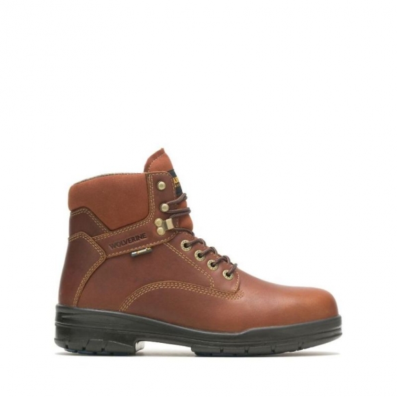 WOLVERINE | LATEST MEN'S DURASHOCKS SR 6" STEEL TOE BOOT-Peanut