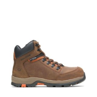 WOLVERINE | LATEST MEN'S GRAYSON STEEL TOE BOOT-Brown