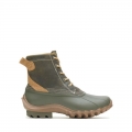 WOLVERINE | LATEST MEN'S TORRENT WATERPROOF DUCK BOOT-Olive Chukka