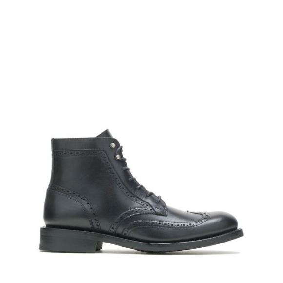 WOLVERINE | LATEST MEN'S BLVD WING TIP BOOT-Black