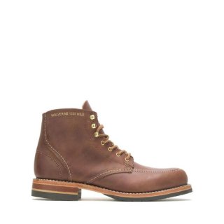 WOLVERINE | LATEST MEN'S 1000 MILE X OLD RIP VAN WINKLE BATCH 2 BOOT-Whiskey