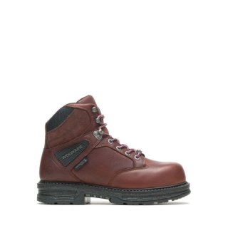 WOLVERINE | LATEST MEN'S HELLCAT ULTRASPRING 6" WORK BOOT-Rust