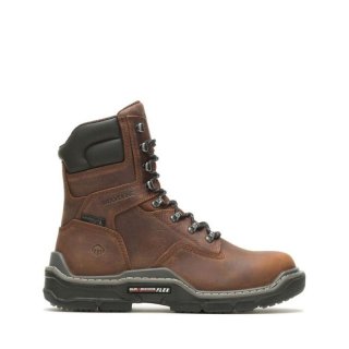 WOLVERINE | LATEST MEN'S RAIDER DURASHOCKS WATERPROOF 8" CARBONMAX WORK BOOT-Peanut