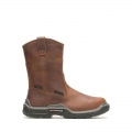 WOLVERINE | LATEST MEN'S RAIDER DURASHOCKS WATERPROOF MET-GUARD WELLINGTON-Peanut