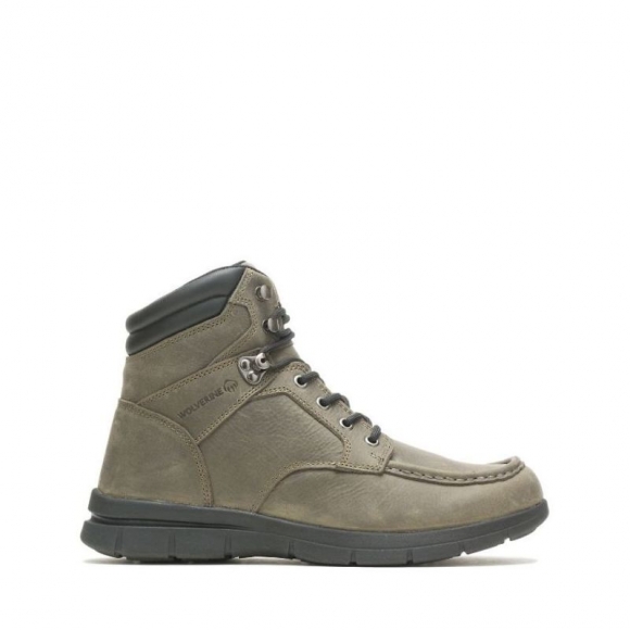 WOLVERINE | LATEST MEN'S KARLIN MOC-TOE 6" BOOT-Grey