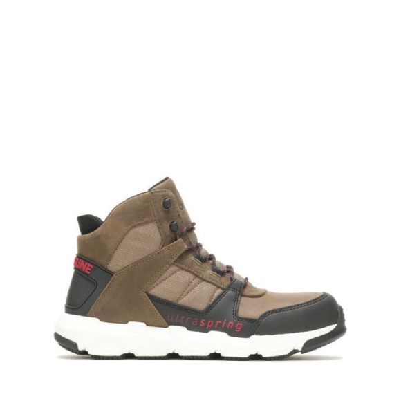 WOLVERINE | LATEST MEN'S REV ULTRASPRING DURASHOCKS VENT WORK BOOT-Gravel