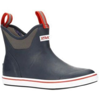 Xtratuf Men's 6 in Ankle Deck Boot - Navy Red