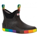 Xtratuf Unisex Pride 6 in Ankle Deck Boot - Black Multi