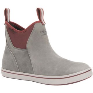 Xtratuf Men's 6 in Leather Ankle Deck Boot - Grey